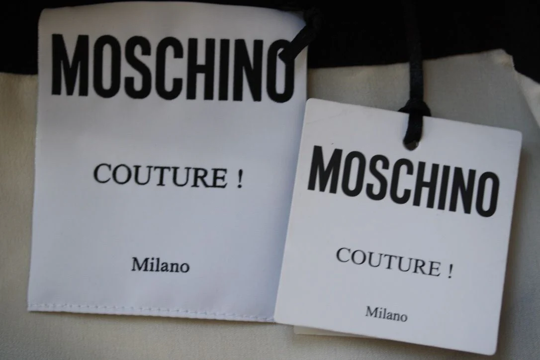 MOSCHINO IVORY CHAIN TRIM TOP IT 42 UK 10 - Image 10