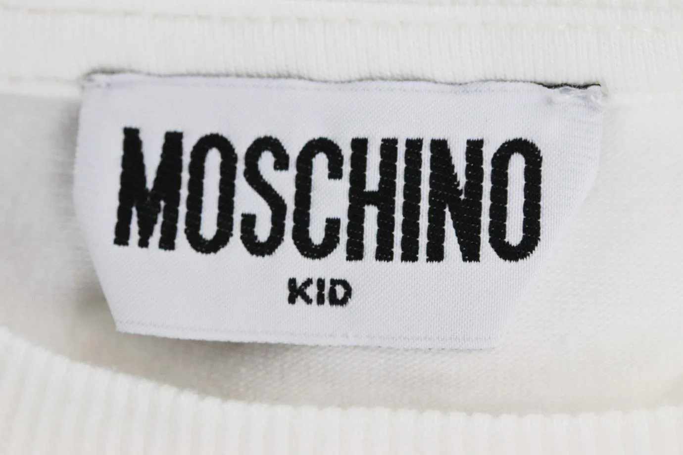 MOSCHINO KIDS GIRLS LOGO COTTON TOP 6 YEARS - Image 4