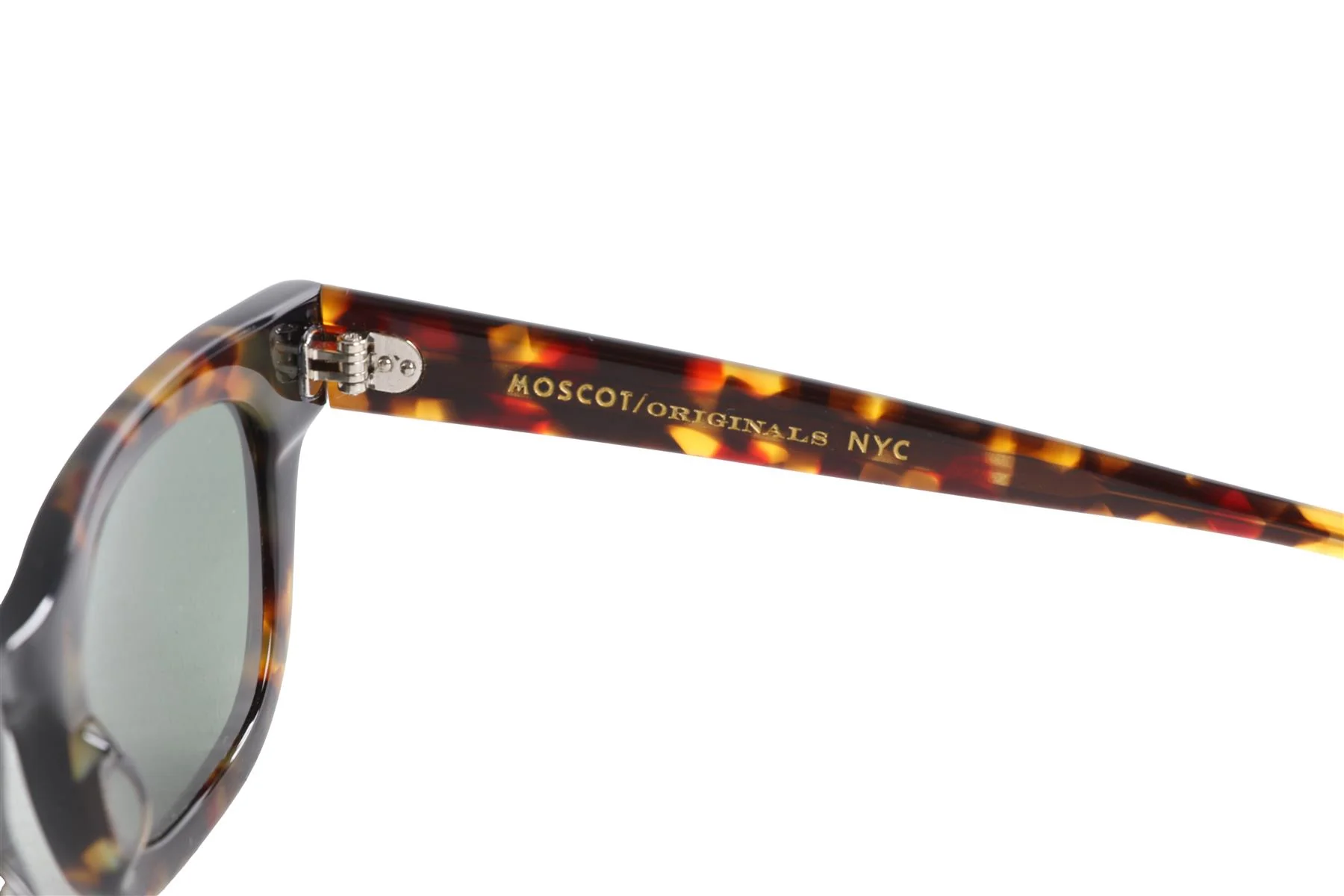 MOSCOT BROWN SQUARE FRAME ACETATE SUNGLASSES - Image 6