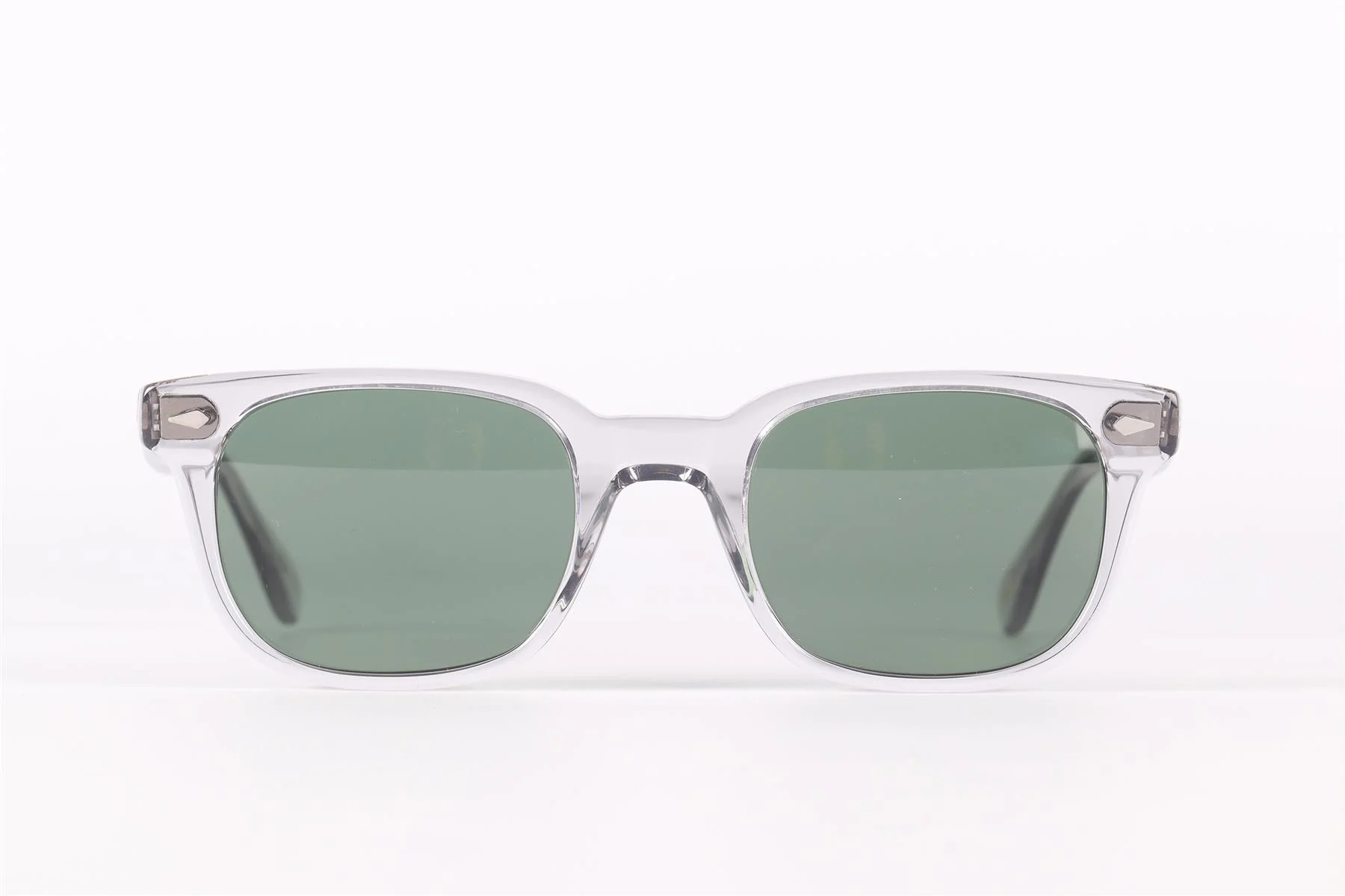 MOSCOT CLEAR SQUARE FRAME ACETATE SUNGLASSES - Image 3