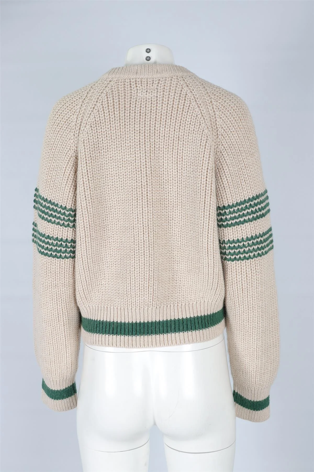MOTHER BEIGE WOOL SWEATER XSMALL - Image 4