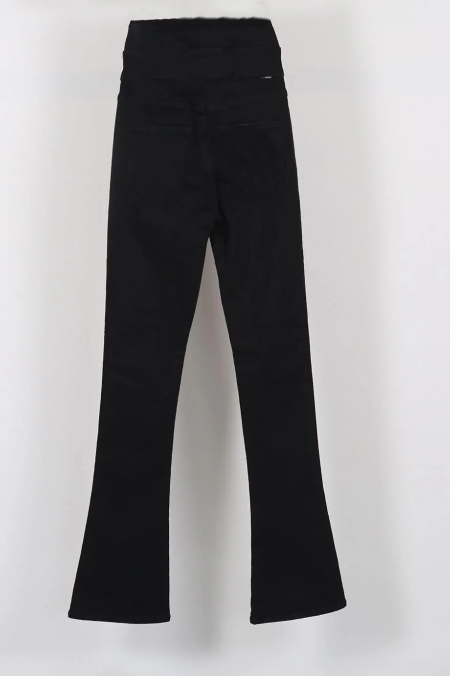 MOTHER BELTED HIGH RISE FLARED JEANS W24 UK 6 - Image 3
