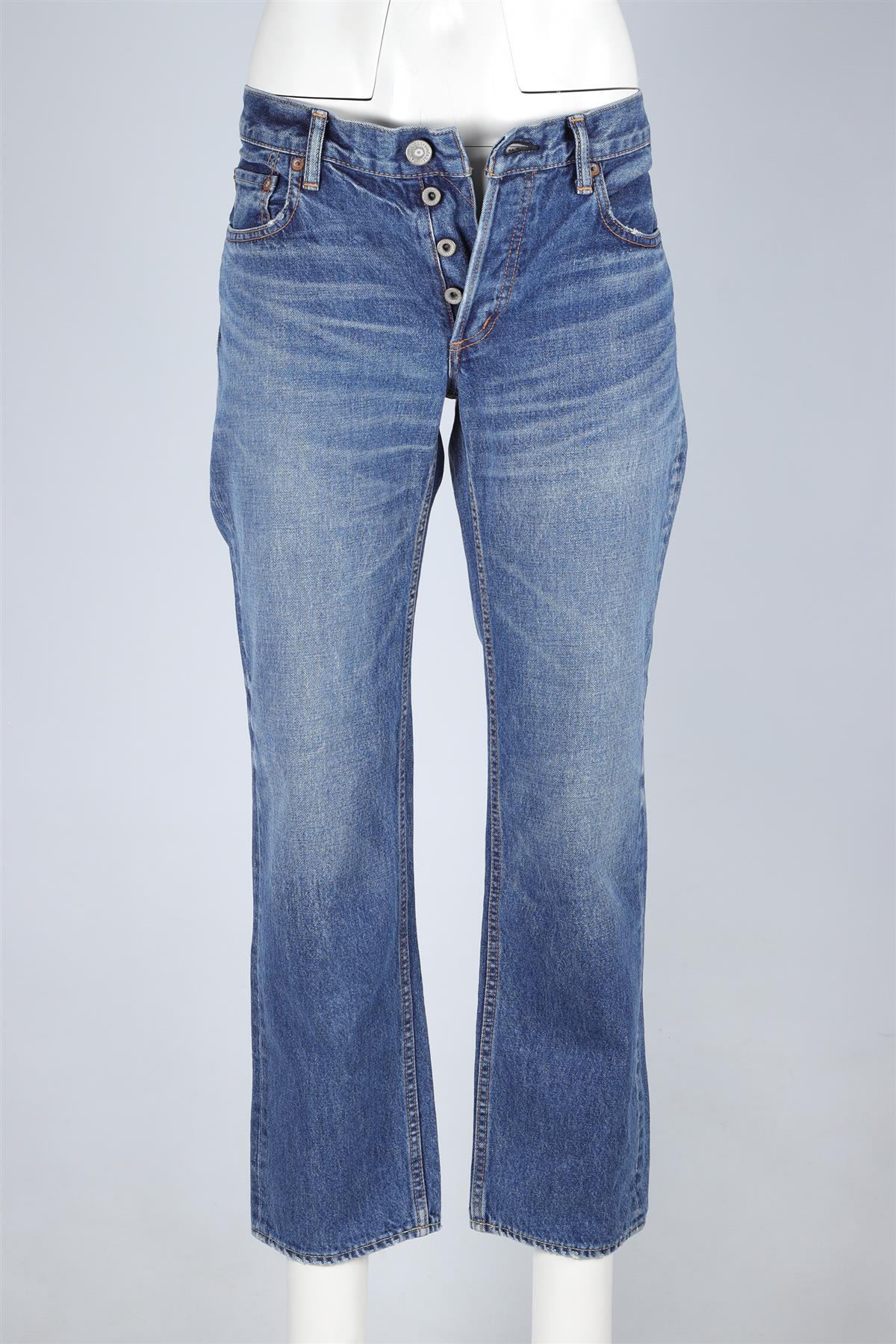 MOUSSY BLUE STRAIGHT LEG JEANS W26 UK 8 - Image 2