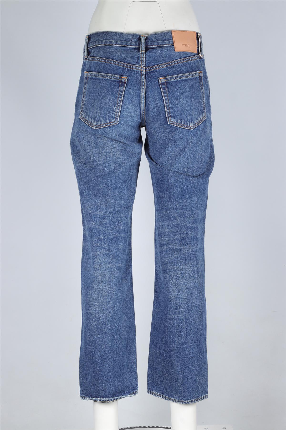 MOUSSY BLUE STRAIGHT LEG JEANS W26 UK 8 - Image 4