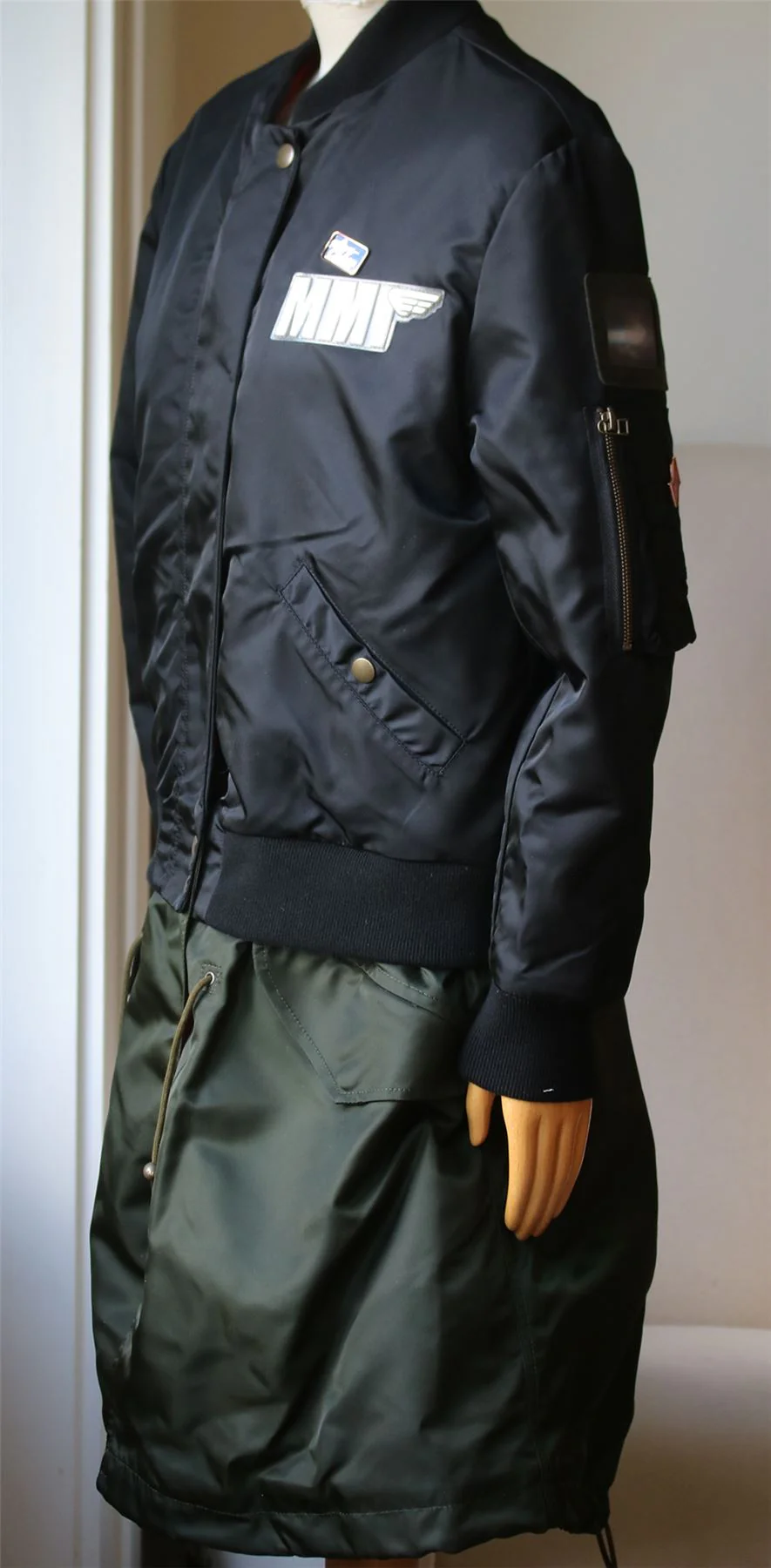 MR AND MRS ITALY EMBROIDERY CLARK ROSS BOMBER PARKA MEDIUM - Image 3
