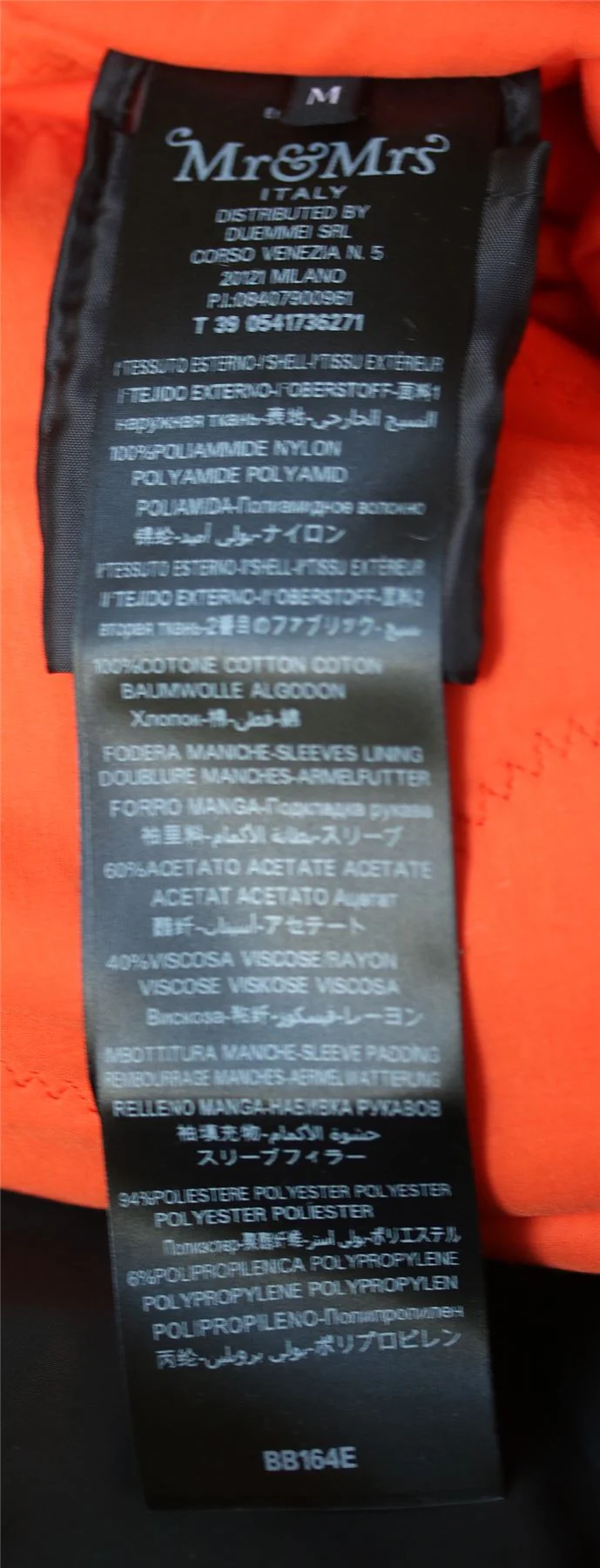 MR AND MRS ITALY EMBROIDERY CLARK ROSS BOMBER PARKA MEDIUM - Image 6