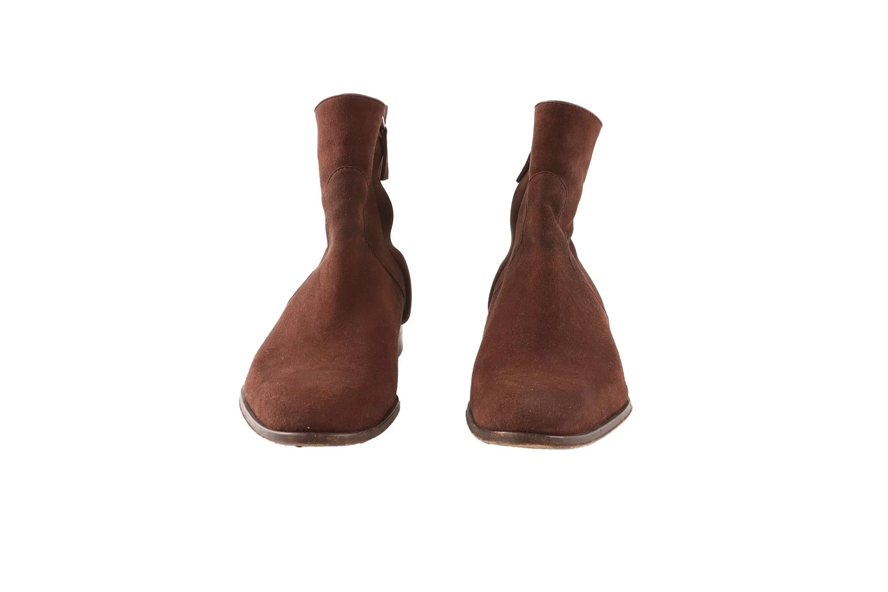 MR.HARE BROWN MEN'S SUEDE ANKLE BOOTS EU 42.5 UK 9.5 US 12.5 - Image 3