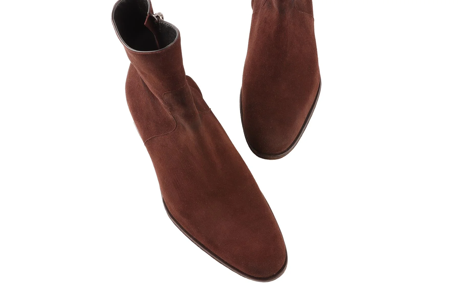 MR.HARE BROWN MEN'S SUEDE ANKLE BOOTS EU 42.5 UK 9.5 US 12.5 - Image 4