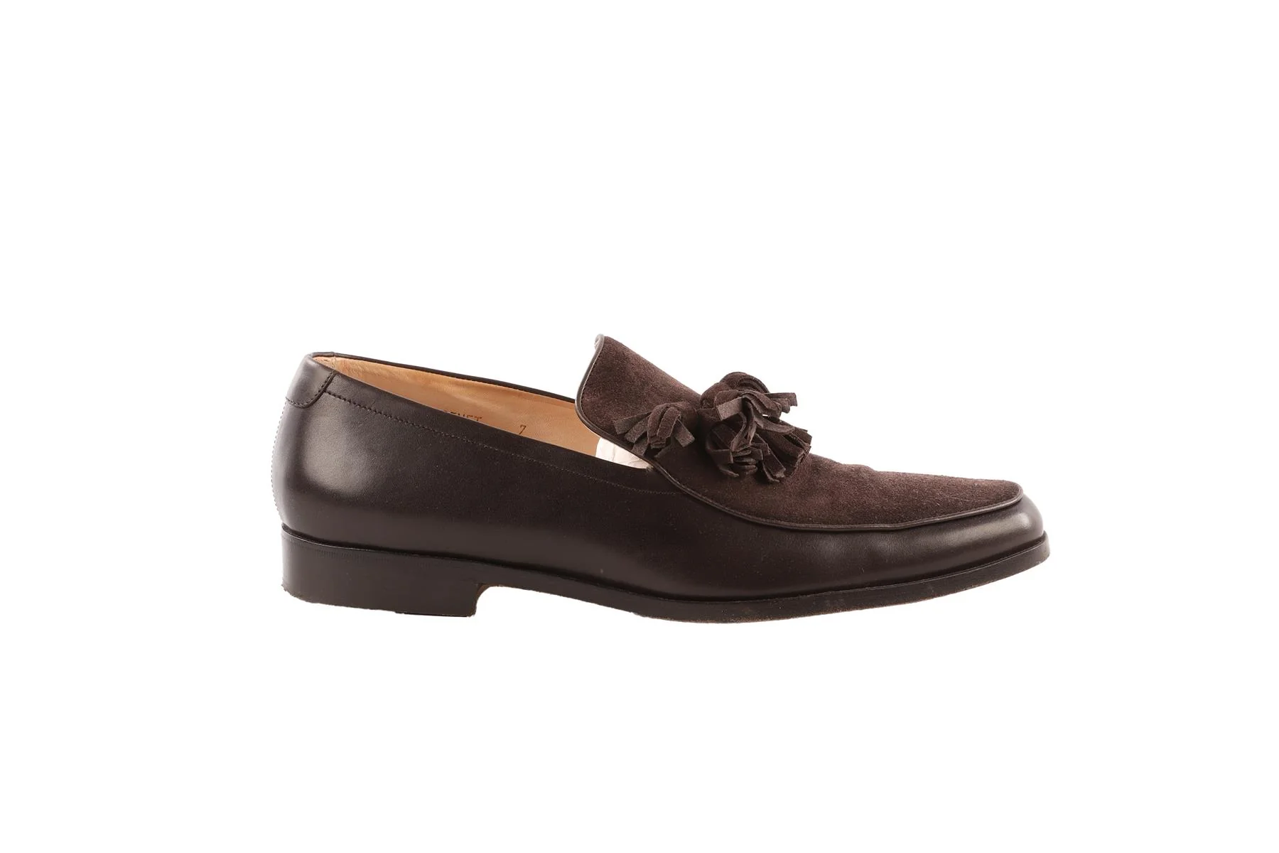 MR.HARE BROWN MEN'S SUEDE LOAFERS EU 41 UK 8 US 11 - Image 2