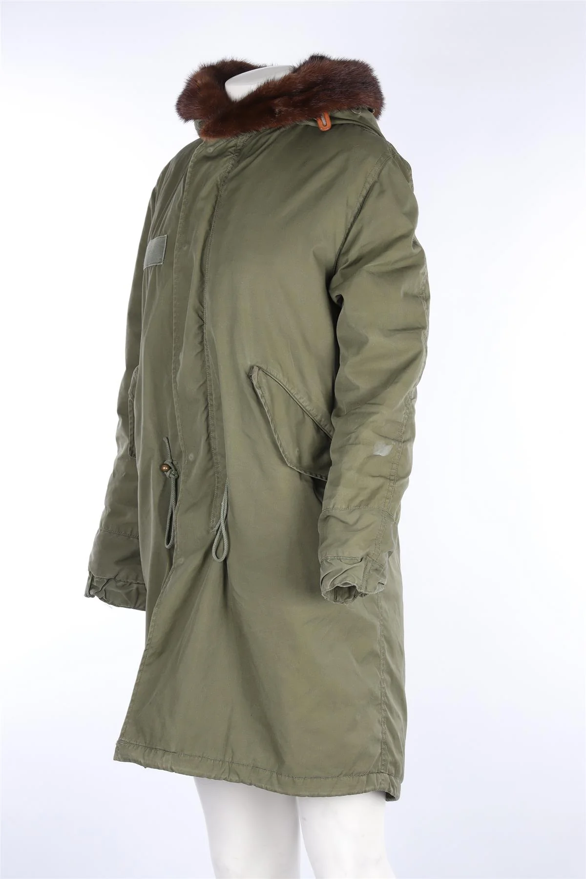 MR & MRS FUR GREEN MINK FUR COAT SMALL - Image 3