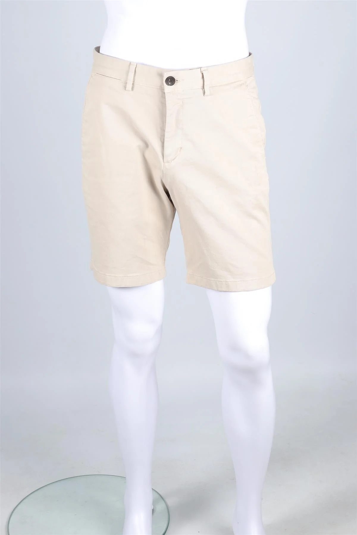 MR P BEIGE MEN'S COTTON SHORTS UK/US WAIST 30 - Image 2