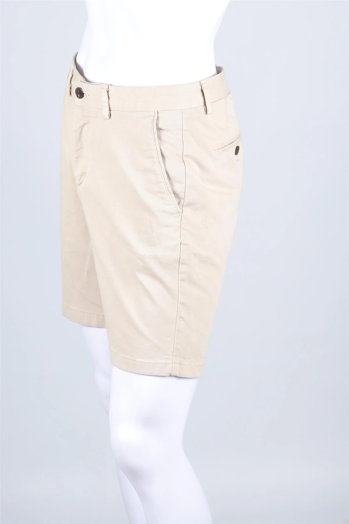 MR P BEIGE MEN'S COTTON SHORTS UK/US WAIST 30 - Image 3