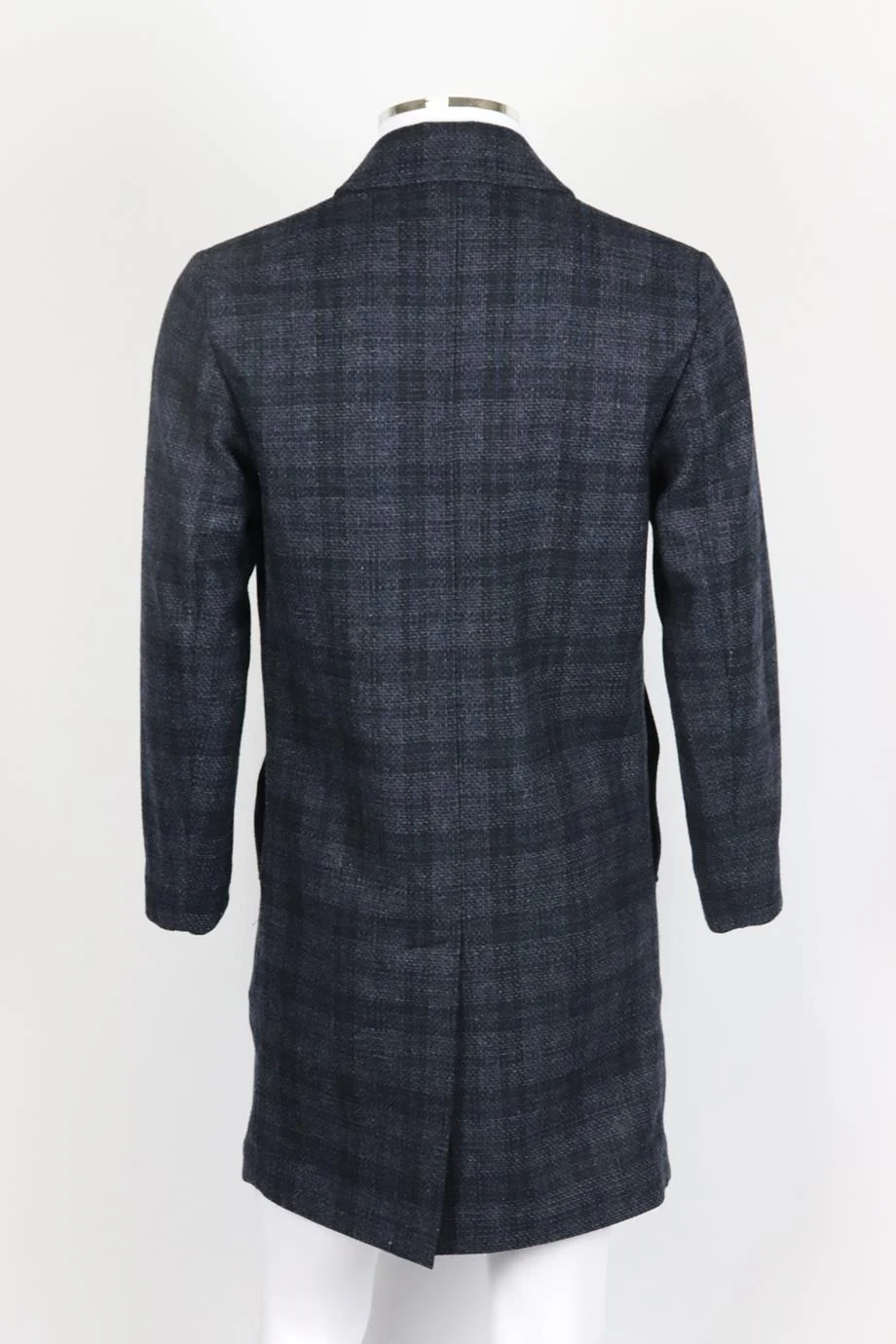 MR P. MEN'S CHECKED WOOL BLEND COAT XSMALL - Image 3