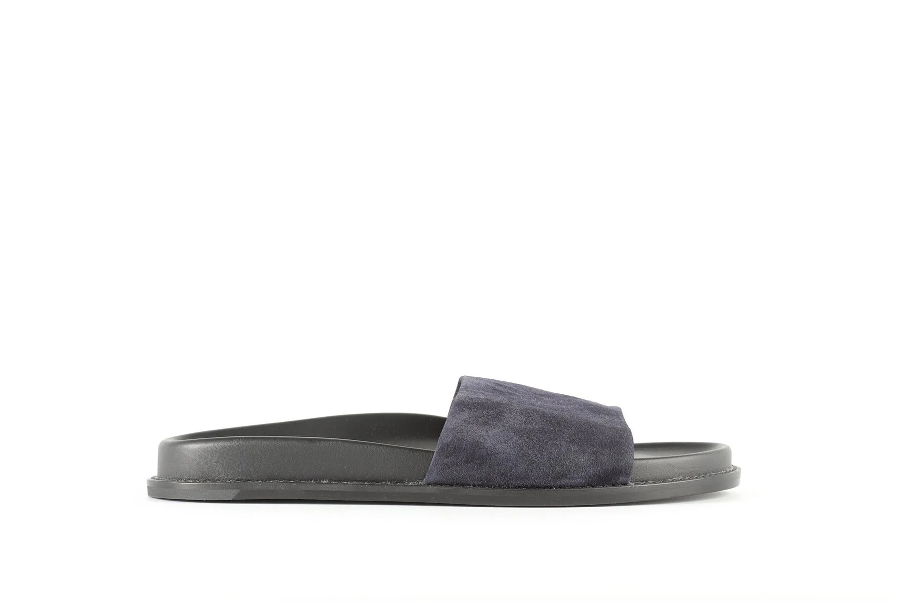 MR P. NAVY MEN'S SUEDE SLIDES EU 41.5 UK 7.5 US 8.5 - Image 2