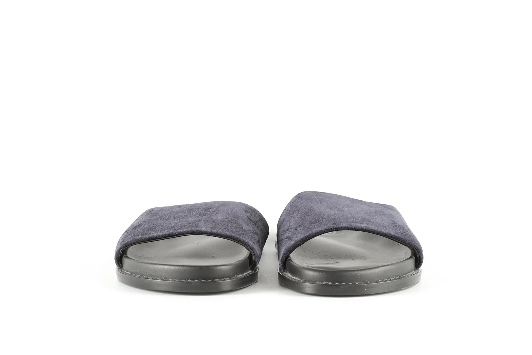 MR P. NAVY MEN'S SUEDE SLIDES EU 41.5 UK 7.5 US 8.5 - Image 3