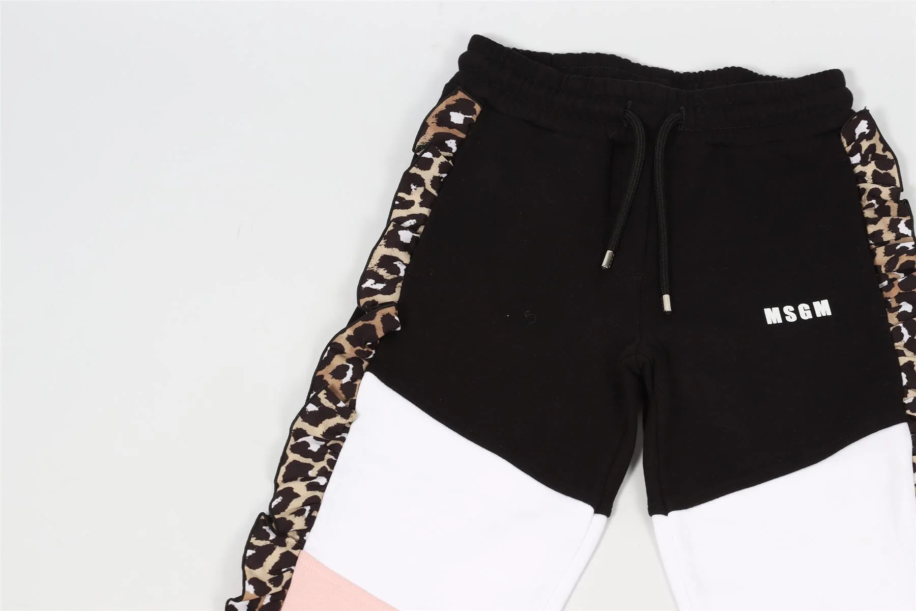 MSGM BLACK KIDS GIRLS COTTON PANTS 8 YEARS - Image 3