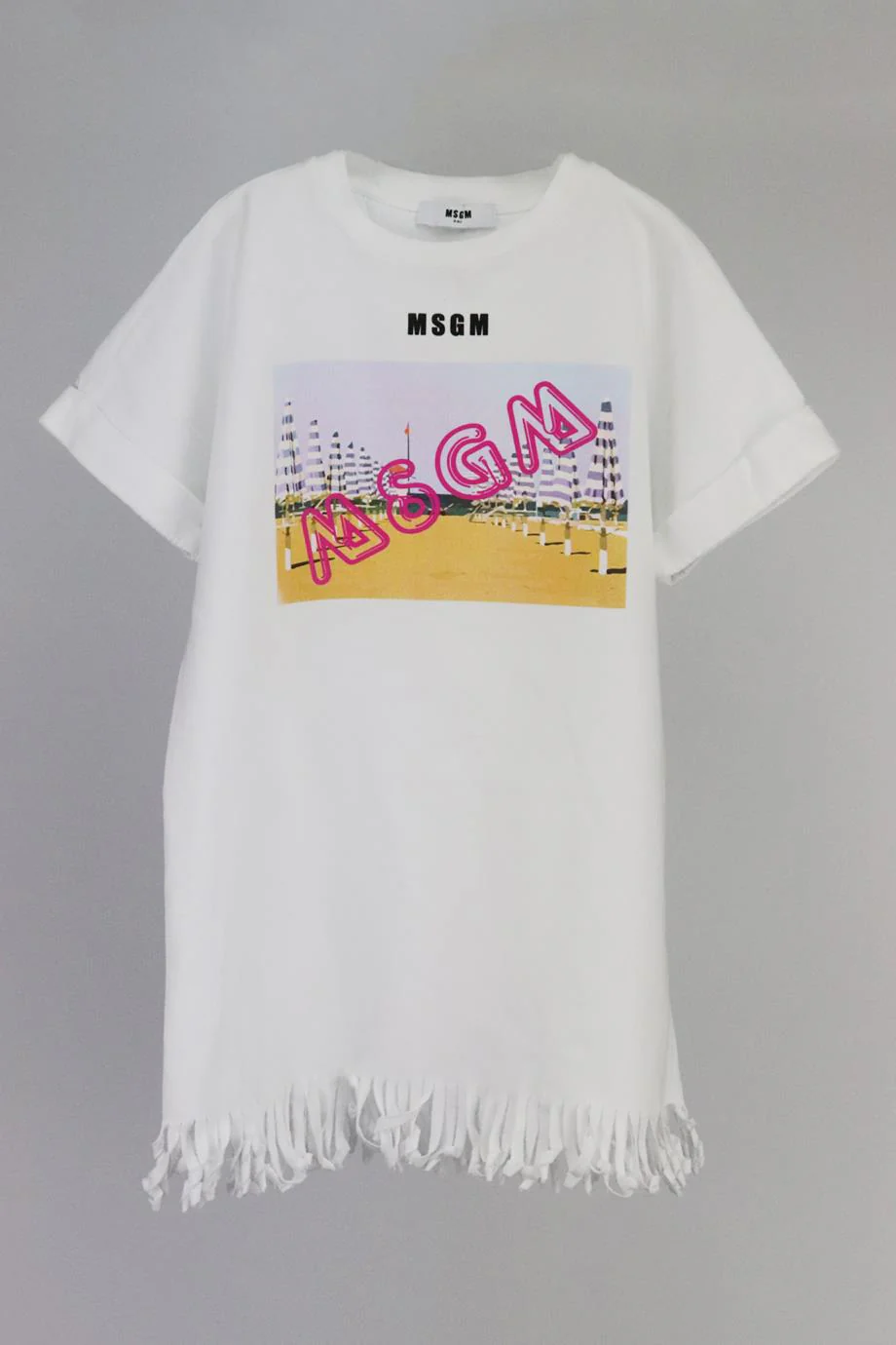 MSGM KIDS GIRLS COTTON DRESS 8 YEARS - Image 2