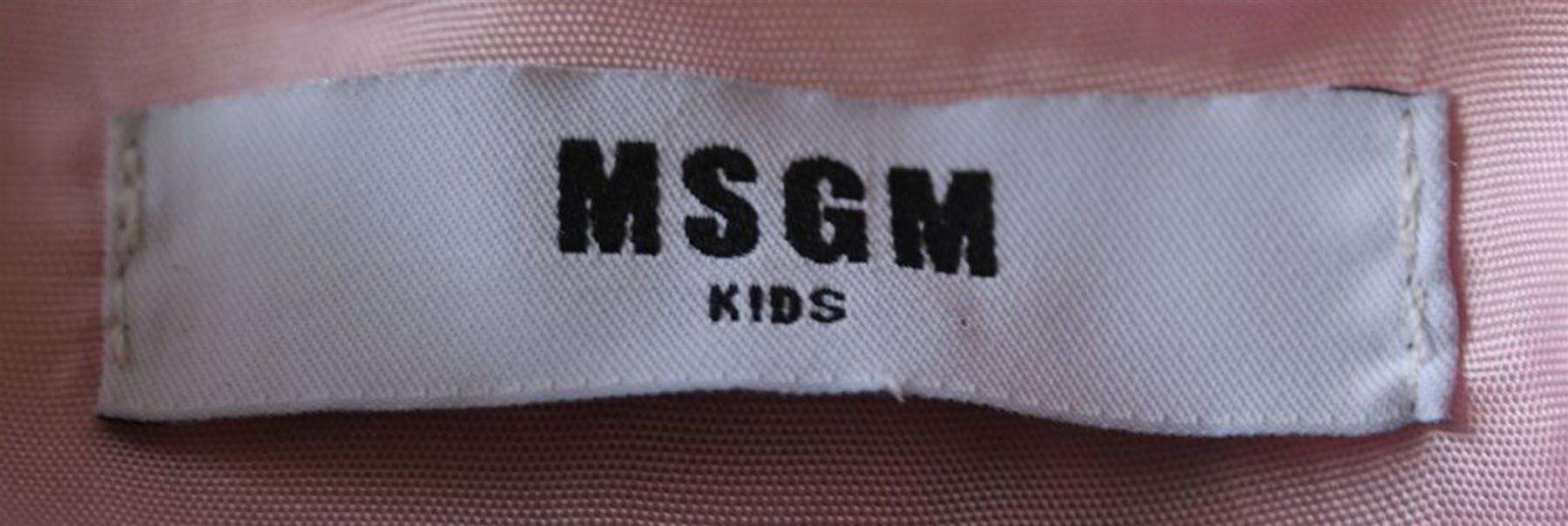 MSGM KIDS GIRLS SATIN BOMBER JACKET 4 YEARS - Image 4