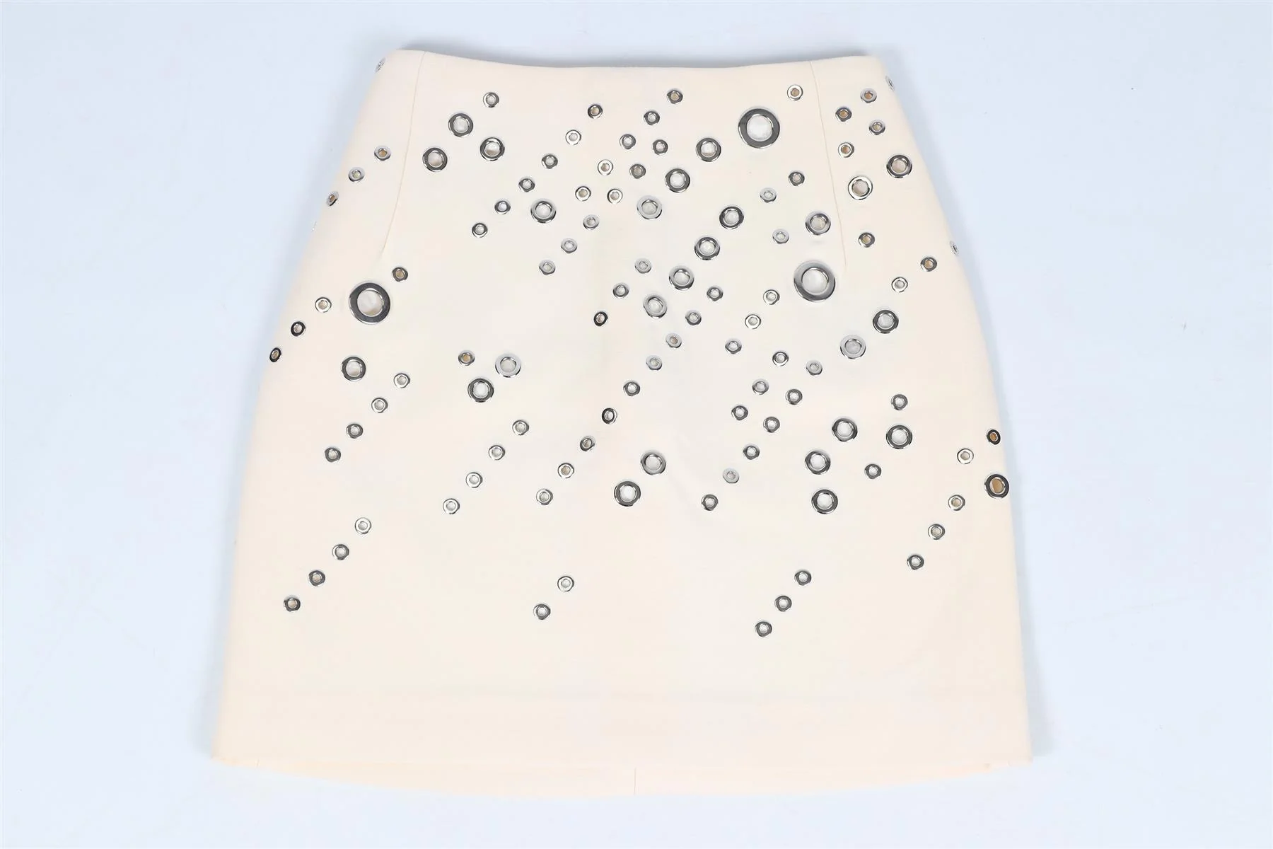 MUGLER WOOL BLEND MINI SKIRT FR 36 UK 8 - Image 2