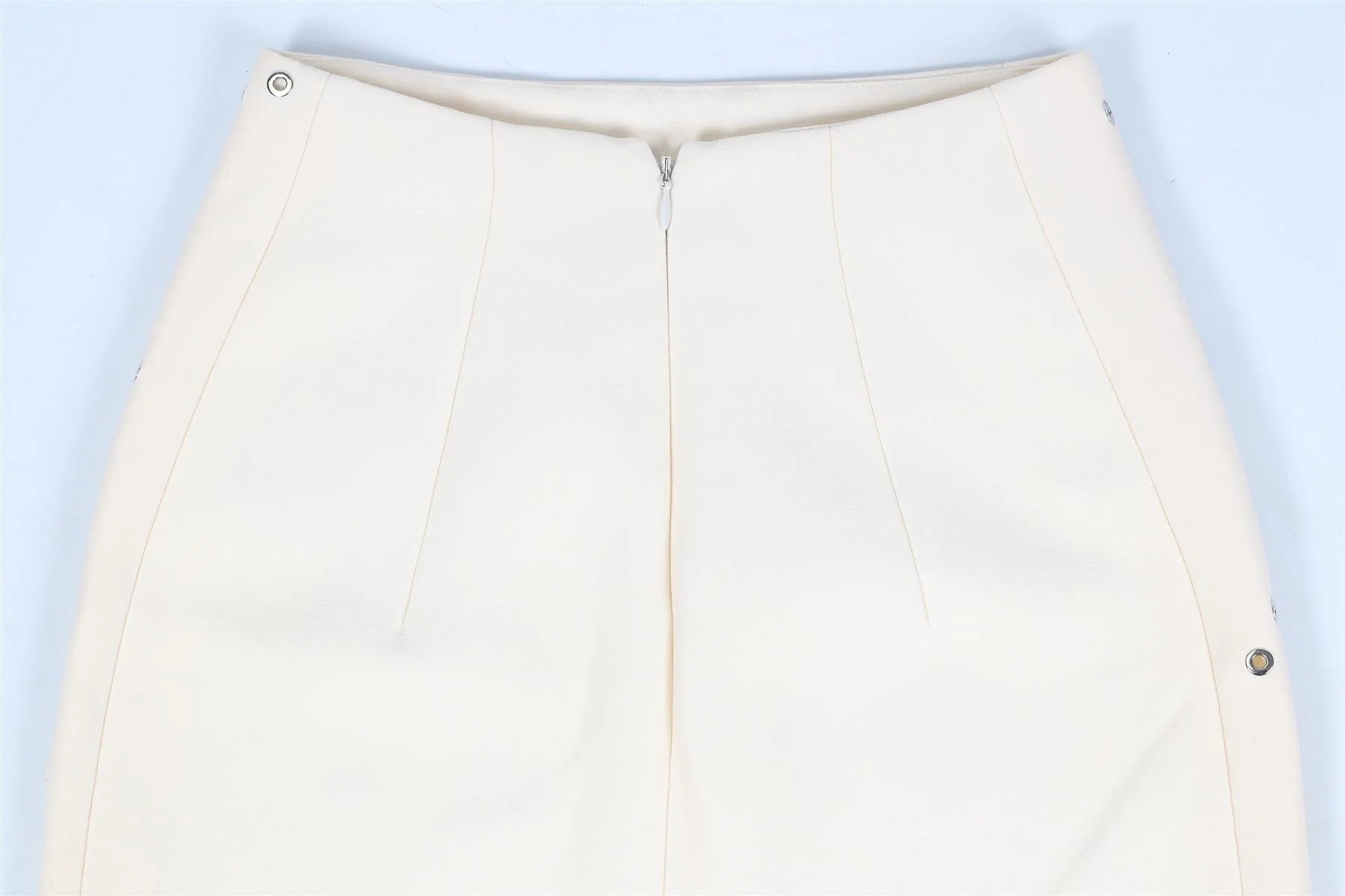 MUGLER WOOL BLEND MINI SKIRT FR 36 UK 8 - Image 5