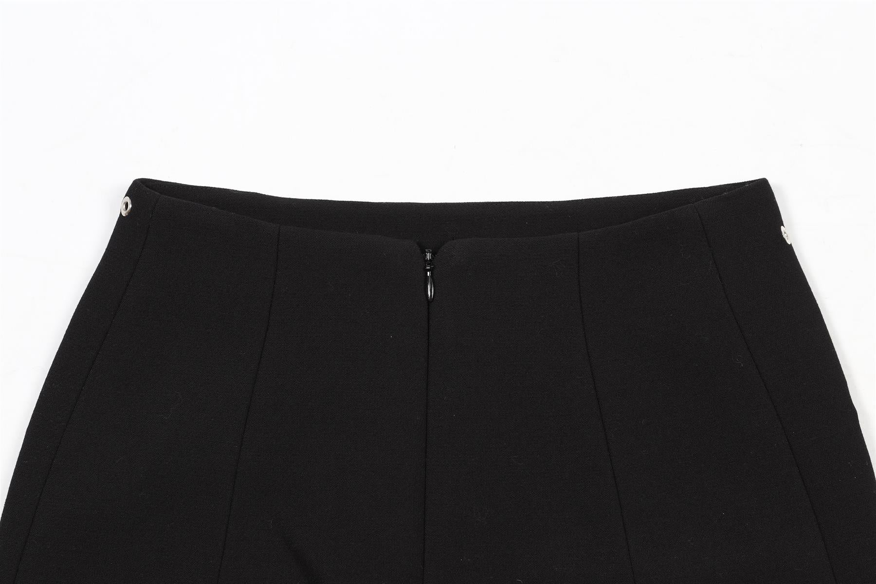 MUGLER WOOL MINI SKIRT FR 36 UK 8 - Image 5
