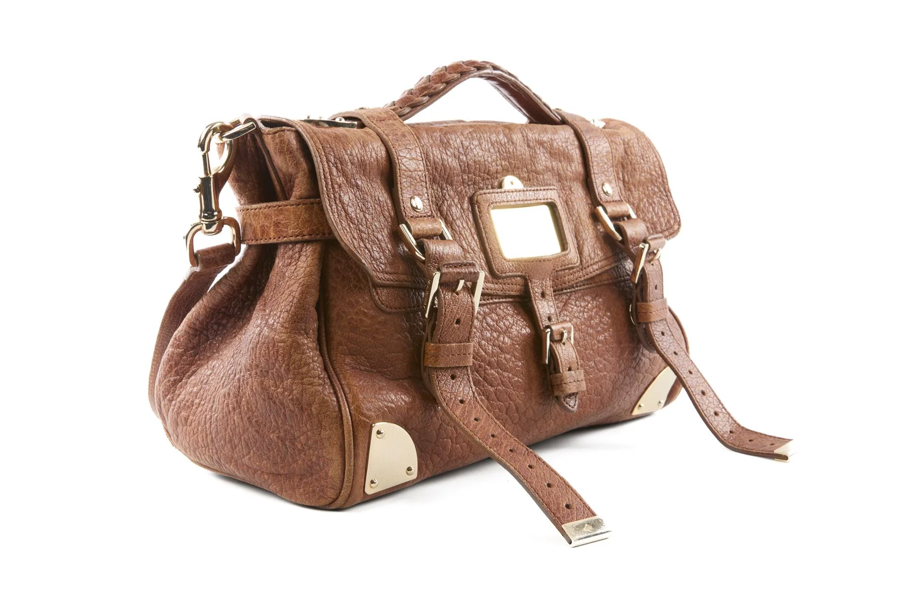 MULBERRY BROWN ALEXA LEATHER SHOULDER BAG - Image 4
