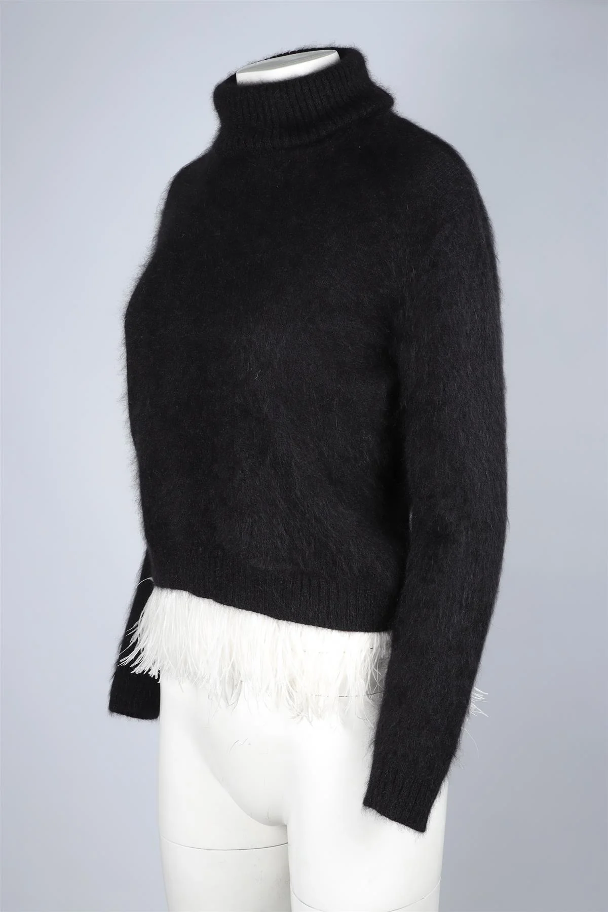 N°21 BLACK ANGORA SWEATER IT 38 UK 6 - Image 3