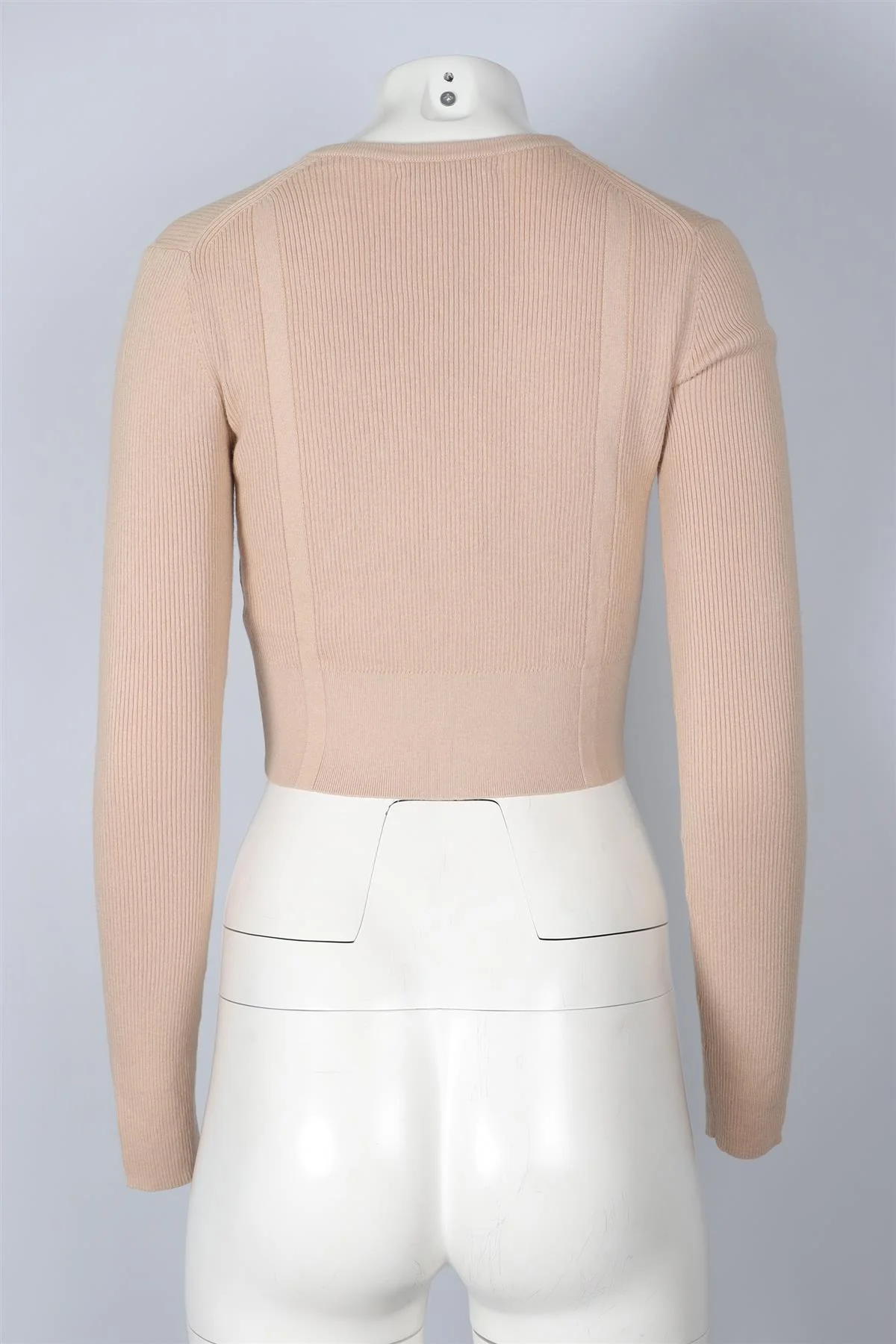 NAKED CASHMERE BEIGE COTTON CARDIGAN SMALL - Image 4