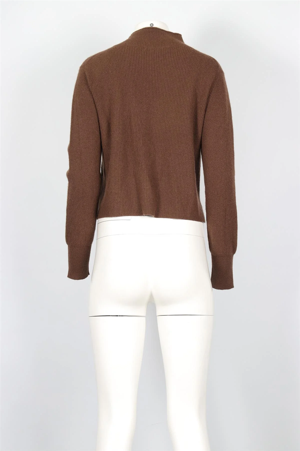 NAKED CASHMERE BROWN CASHMERE SWEATER XSMALL - Image 4