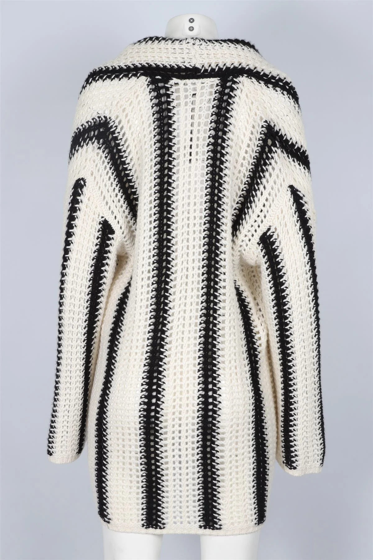 NAKED CASHMERE CREAM CASHMERE CARDIGAN XSMALL - SMALL - Image 4