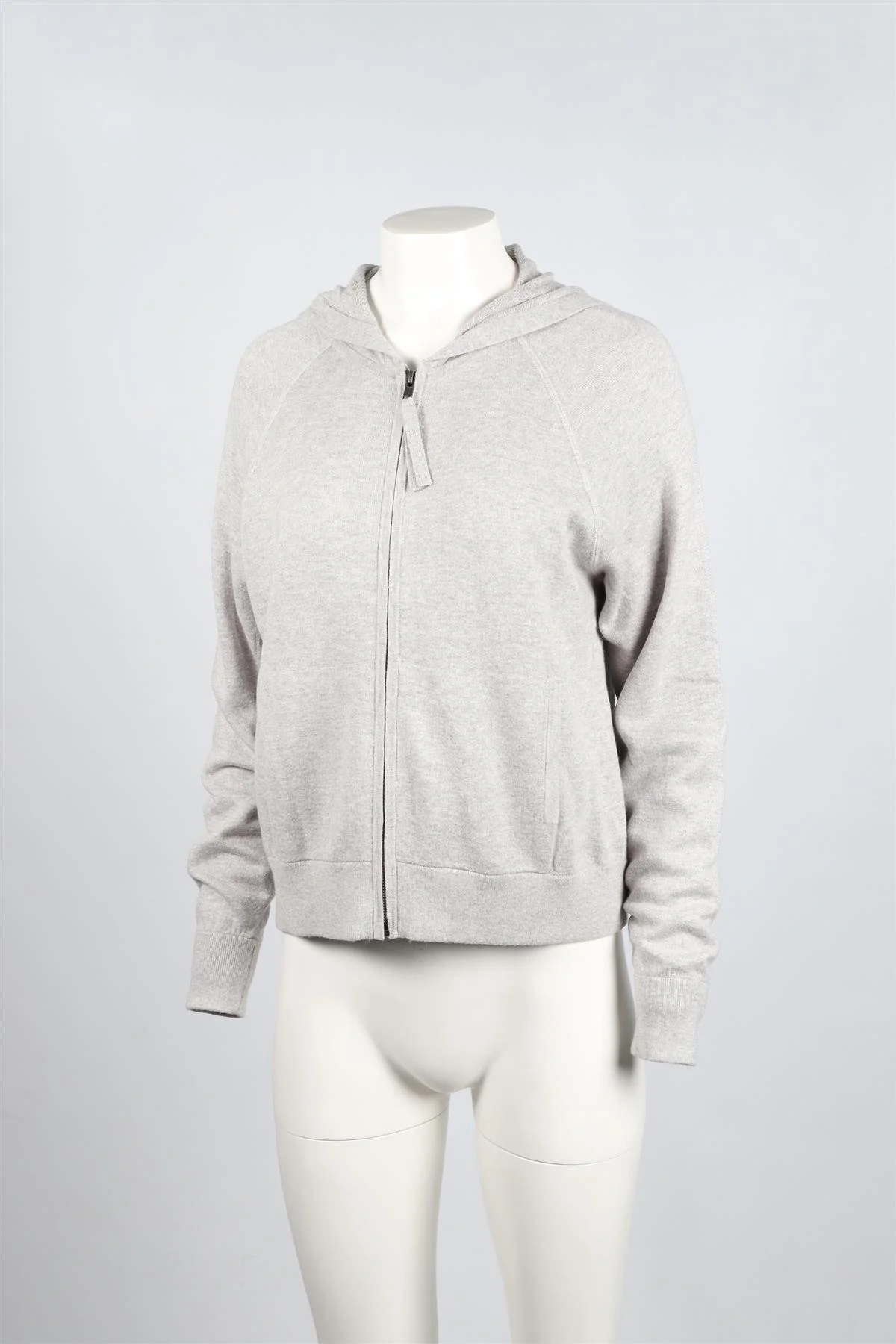 NAKED CASHMERE GREY COTTON BLEND HOODIE SMALL - Image 3