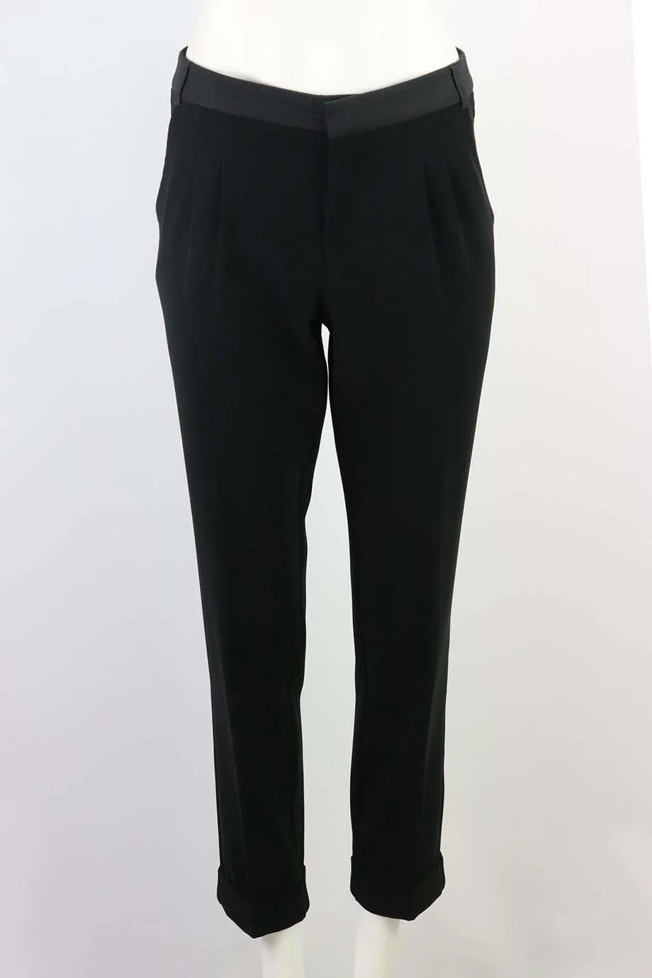 NANETTE LEPORE STRETCH CREPE STRAIGHT LEG PANTS US 6 UK 10 - Image 2