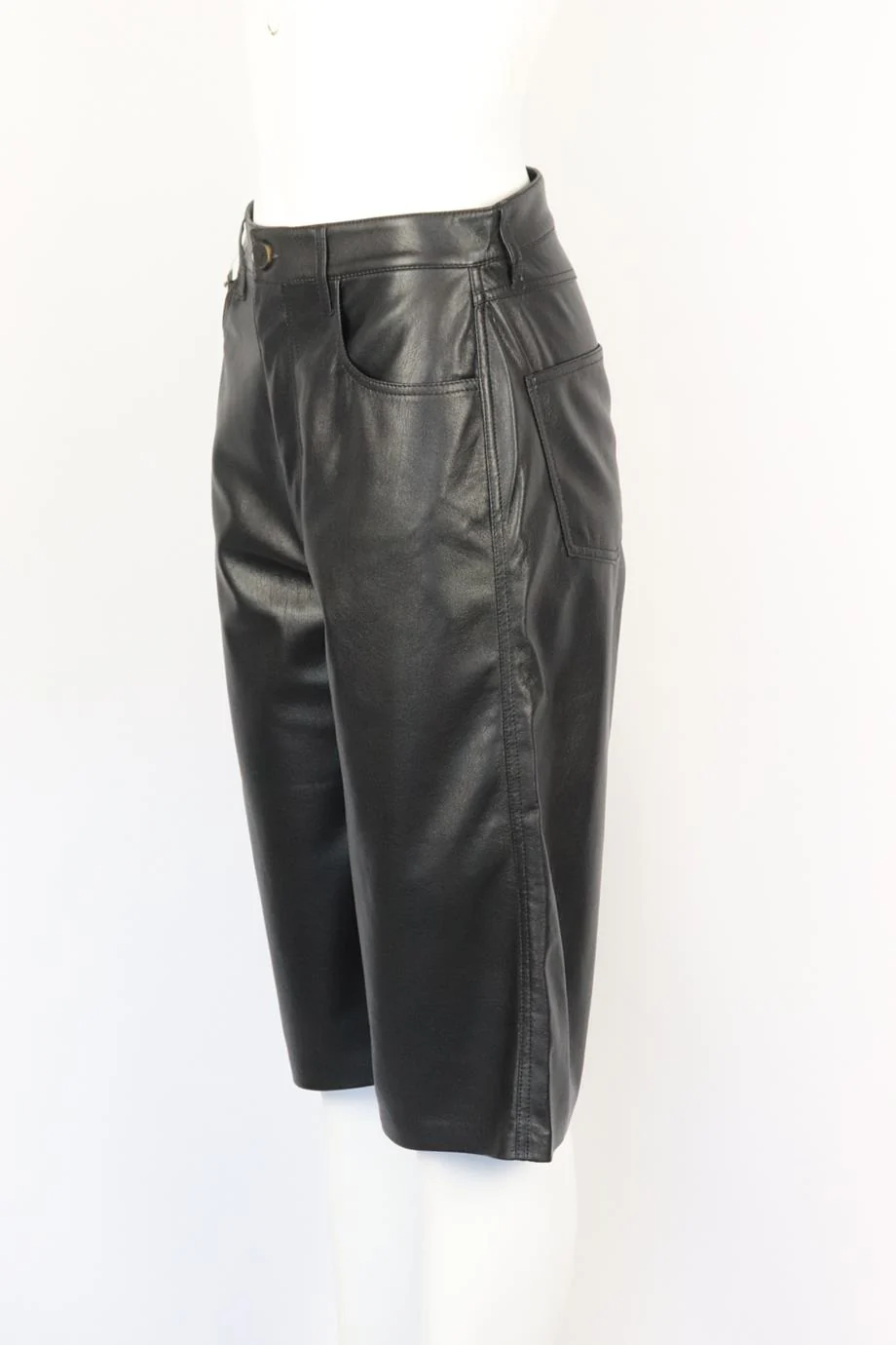 NANUSHKA FAUX LEATHER WIDE LEG CULOTTES MEDIUM - Image 3