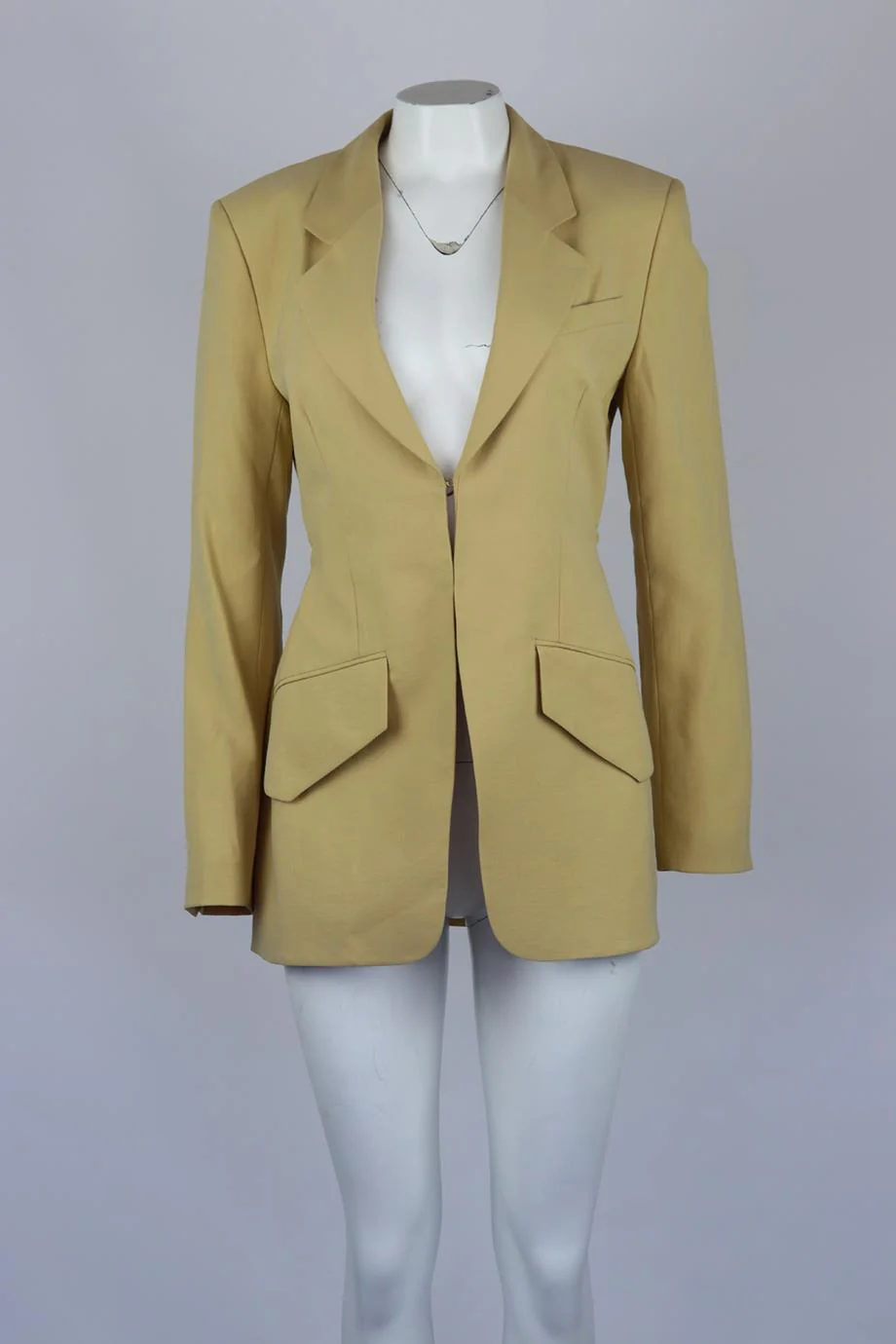 NANUSHKA GATHERED WOVEN BLAZER MEDIUM - Image 2