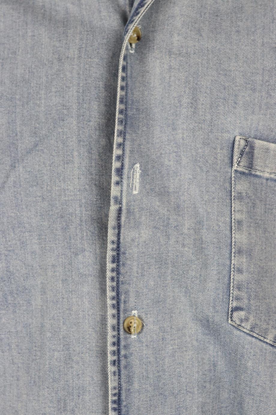 NANUSHKA MEN'S DENIM SHIRT XSMALL - Image 5