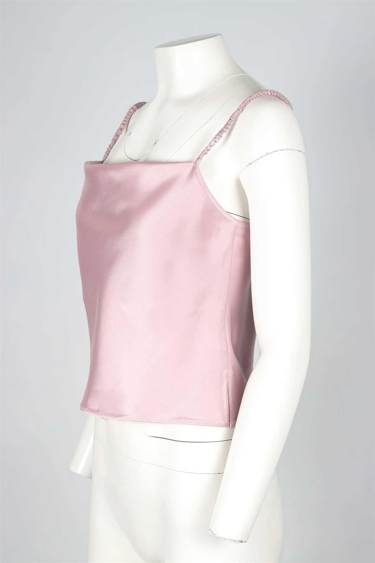 NANUSHKA PINK SATIN TOP XSMALL - Image 3