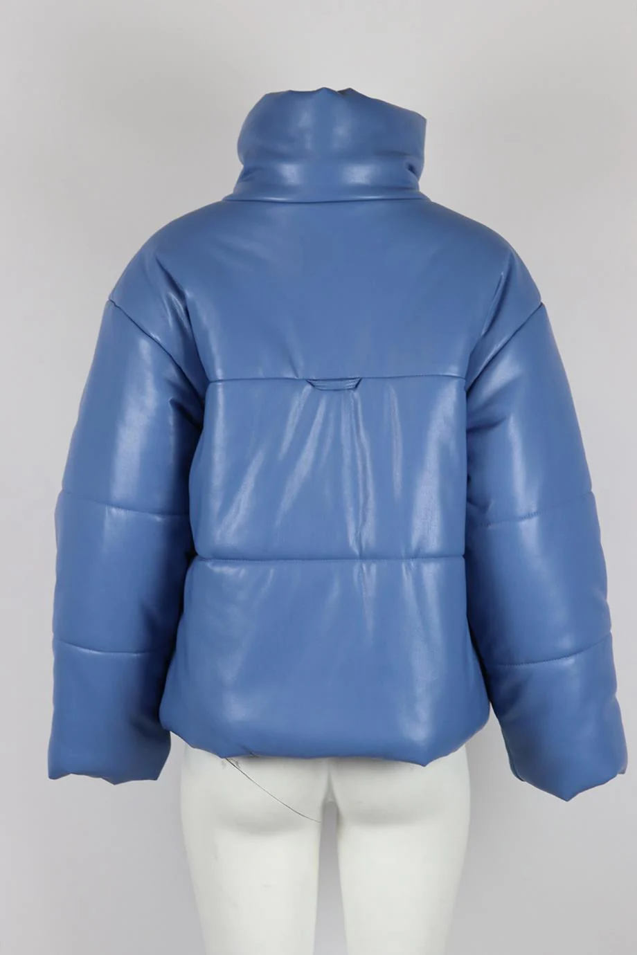 NANUSHKA QUILTED PADDED FAUX LEATHER JACKET SMALL - Image 4