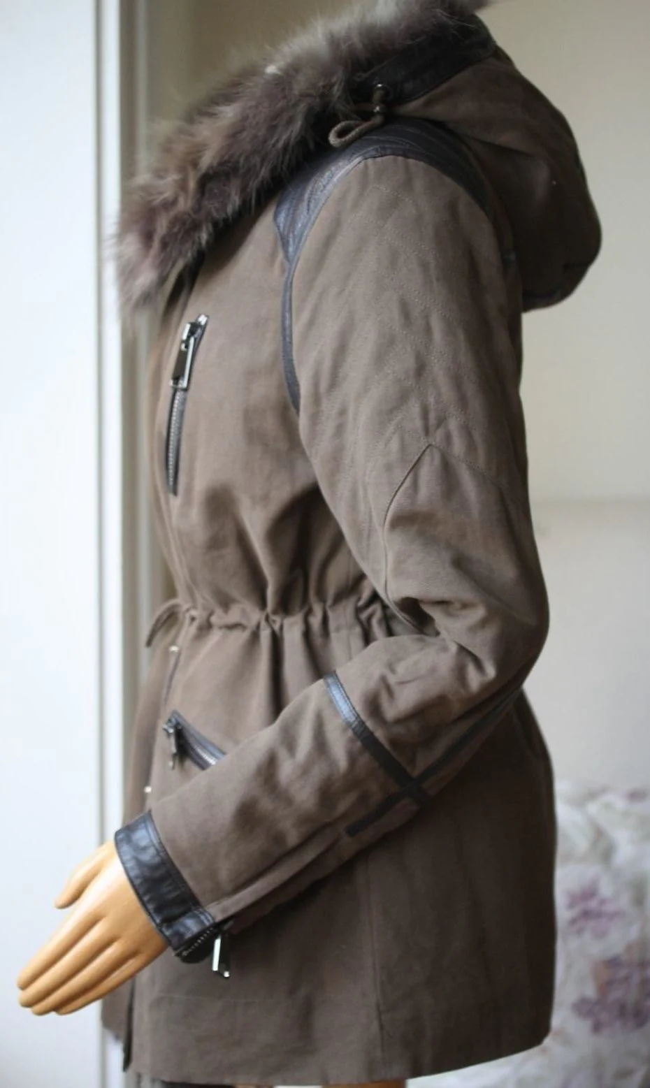 NATACHA AND VANESSA PARKA JACKET SZ 40 UK 8/10 - Image 4