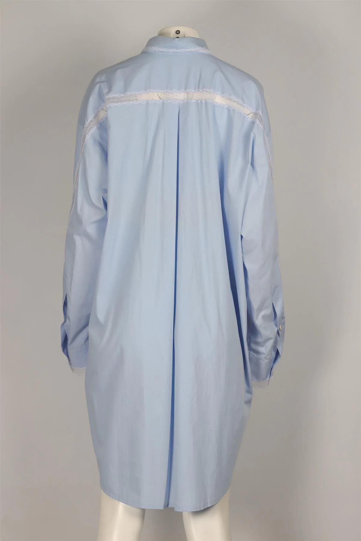 NATASHA ZINKO BLUE COTTON MIDI DRESS FR 36 UK 8 - Image 4