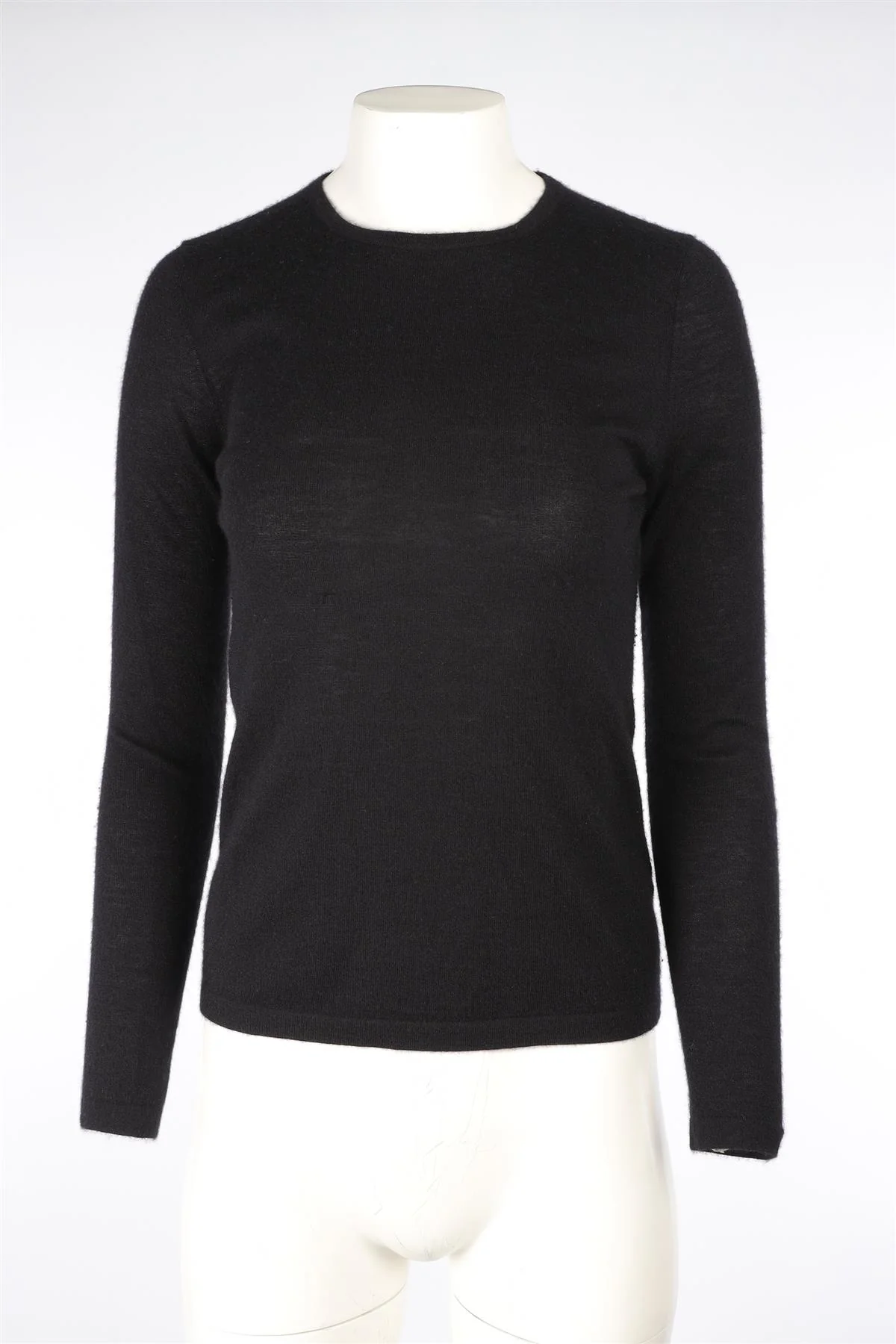 NEIMAN MARCUS BLACK CASHMERE SWEATER SMALL - Image 2