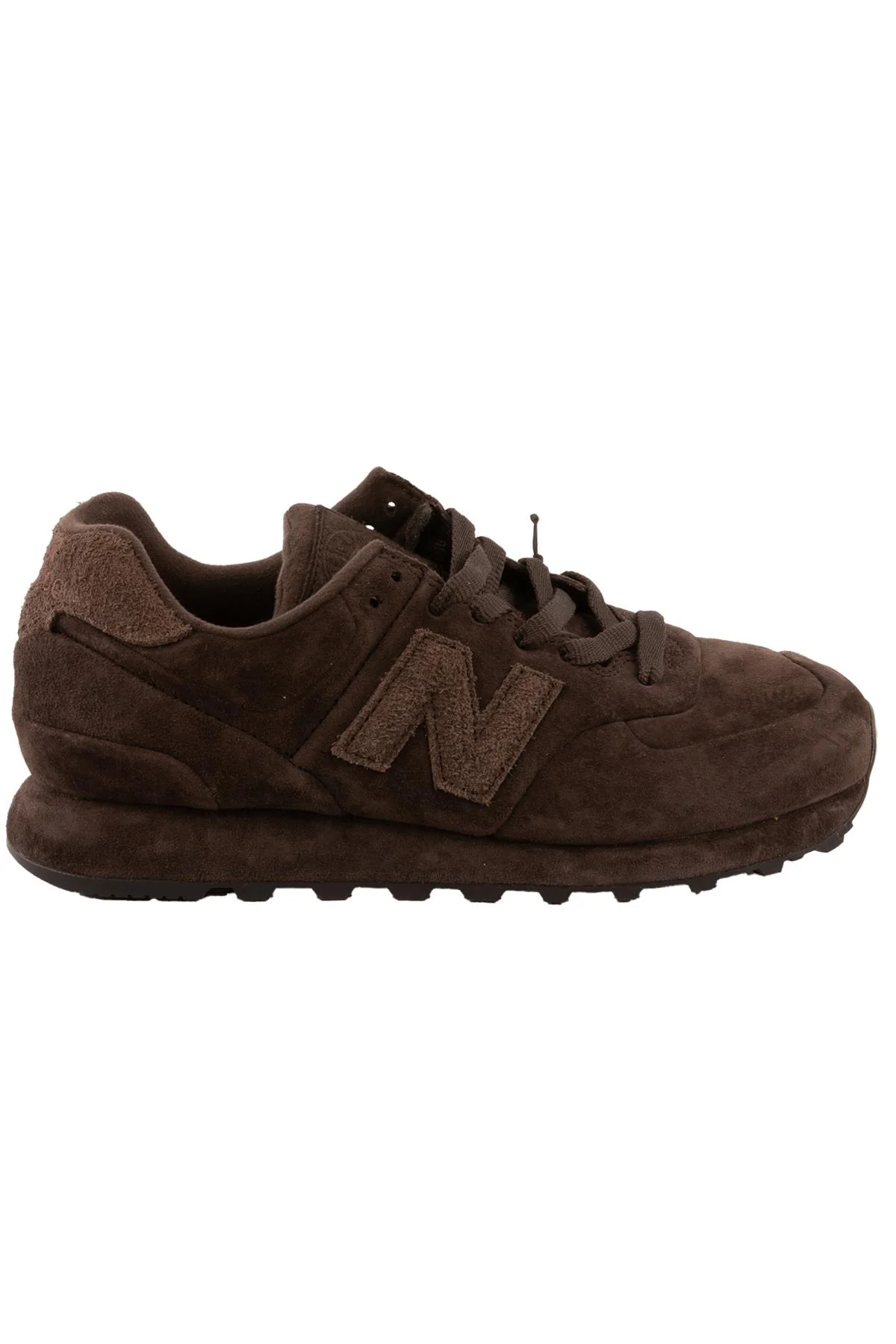 NEW BALANCE + STONE ISLAND BROWN GHOST 574 SNEAKERS EU 39.5 UK 6.5 US 9.5