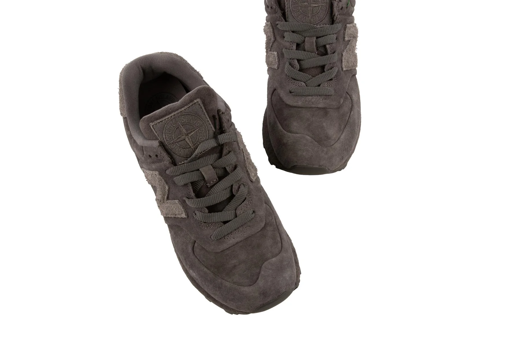 NEW BALANCE + STONE ISLAND GREY GHOST 574 SNEAKERS EU 39.5 UK 6.5 US 9.5 - Image 4