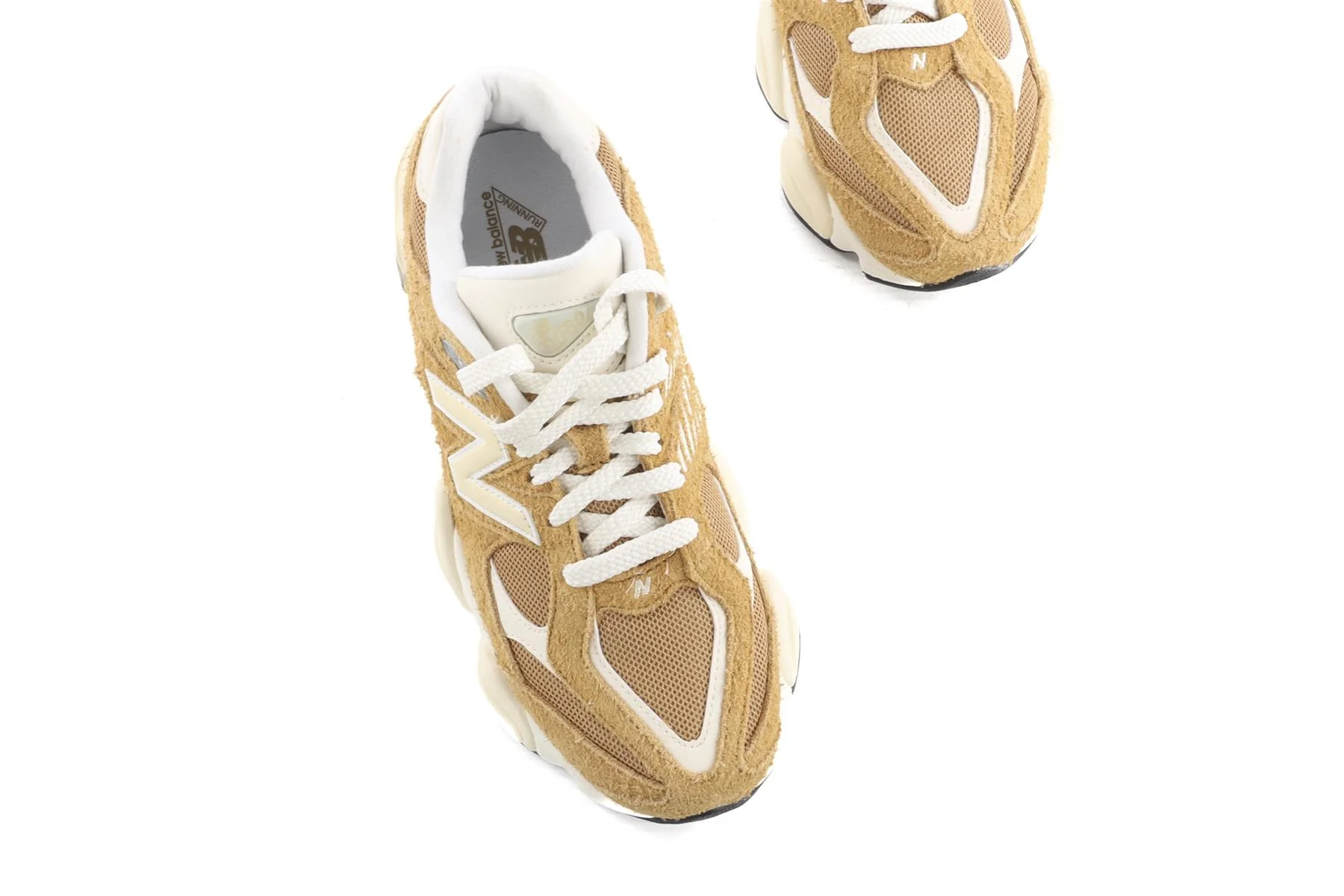 NEW BALANCE TAN 9060 GREAT PLAINS SUEDE AND MESH SNEAKERS EU 38.5 UK 5.5 US 8.5 - Image 4