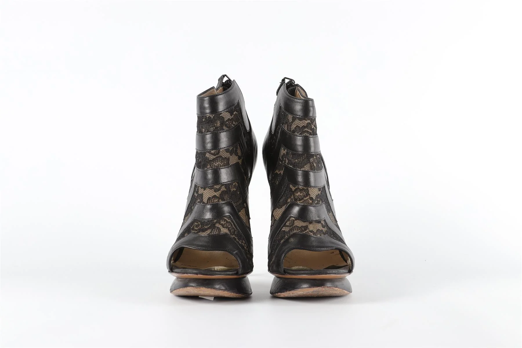 NICHOLAS KIRKWOOD BLACK LEATHER SANDALS EU 38.5 UK 5.5 US 8.5 - Image 9