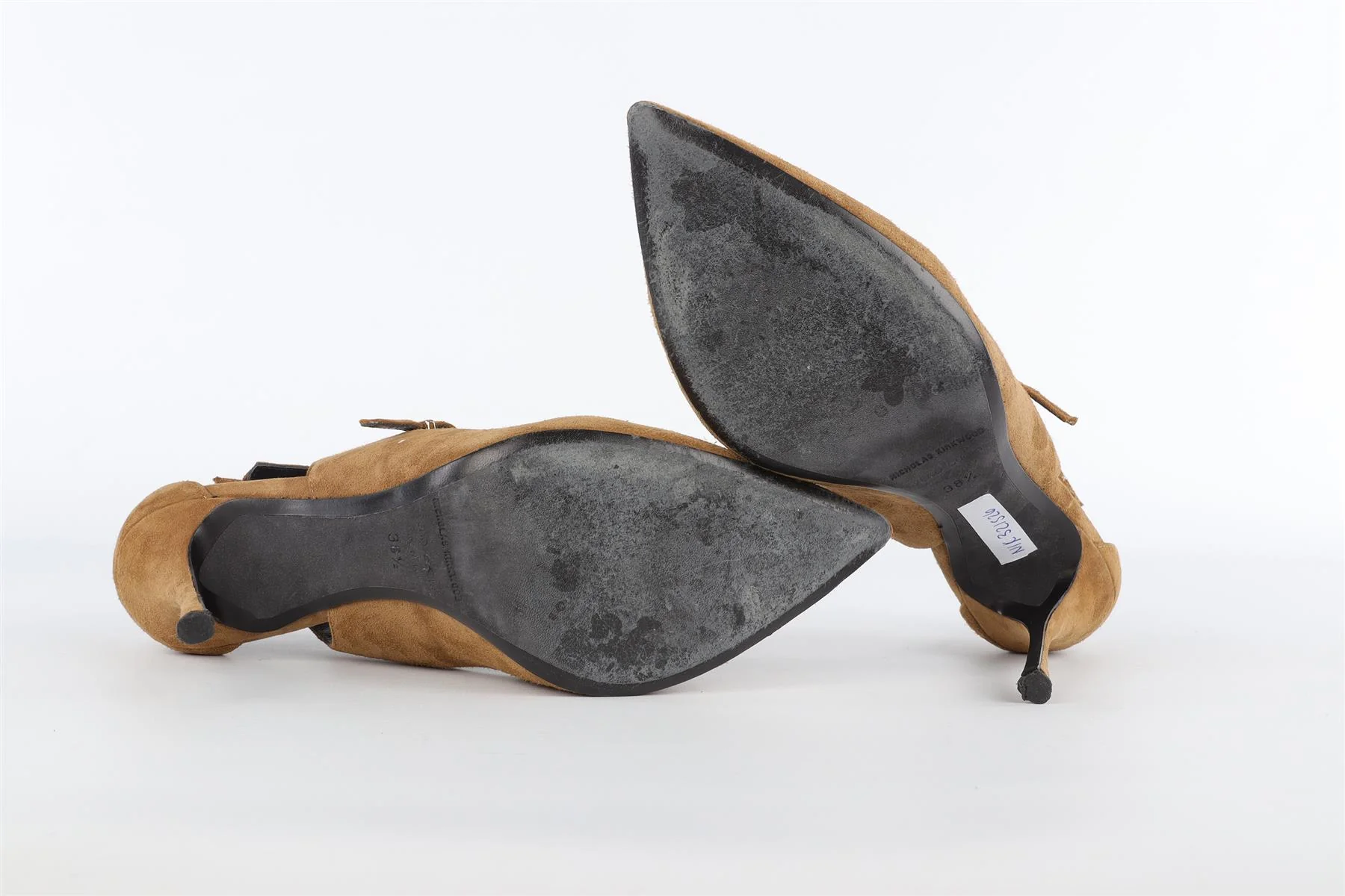 NICHOLAS KIRKWOOD BROWN SUEDE SANDALS EU 38.5 UK 5.5 US 8.5 - Image 6