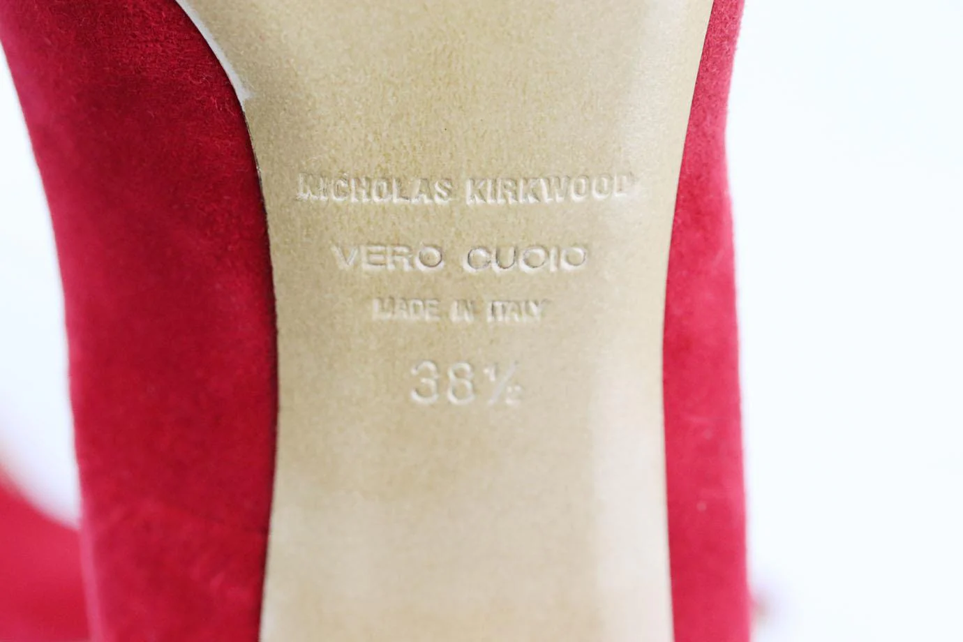 NICHOLAS KIRKWOOD SUEDE PUMPS EU 38.5 UK 5.5 US 8.5 - Image 6
