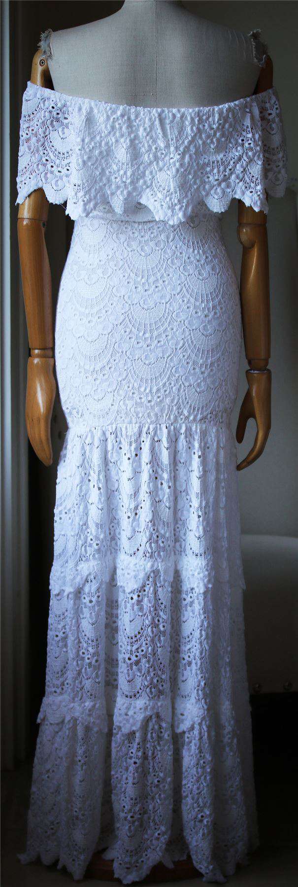 NIGHTCAP POSITANO CROCHET MAXI DRESS SMALL - Image 5