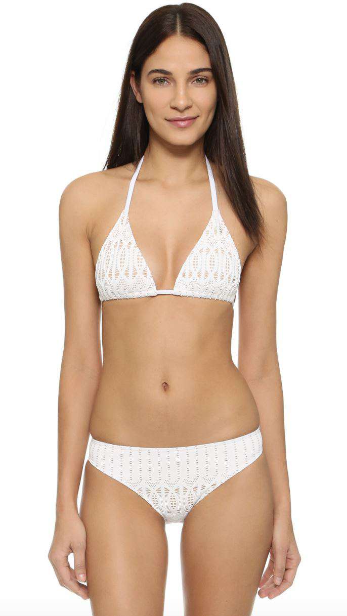 NIGHTCAP SPIRAL LACE TRIANGLE BIKINI XSMALL/SMALL