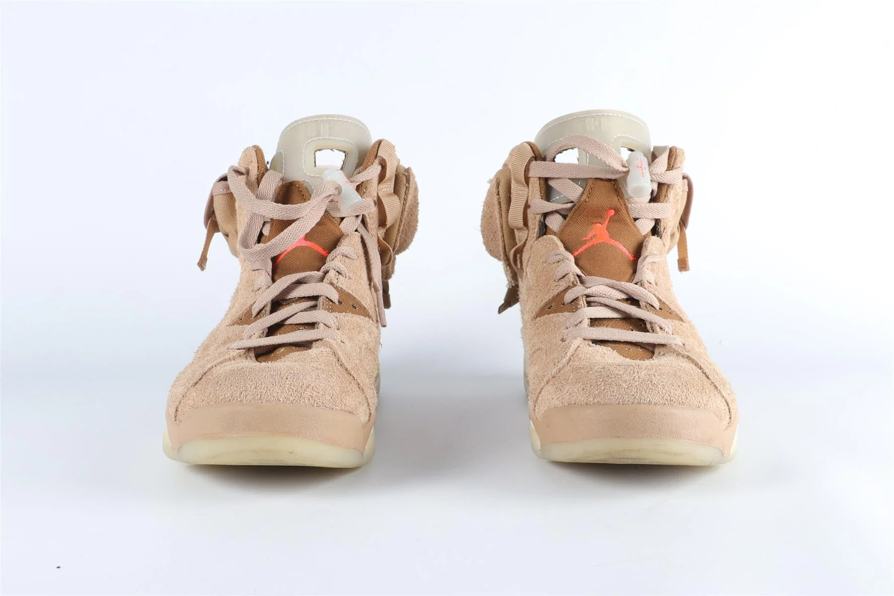 NIKE AIR JORDAN 6 TRAVIS SCOTT BRITISH KHAKI SNEAKERS EU 39, UK 6, US 6.5 - Image 3