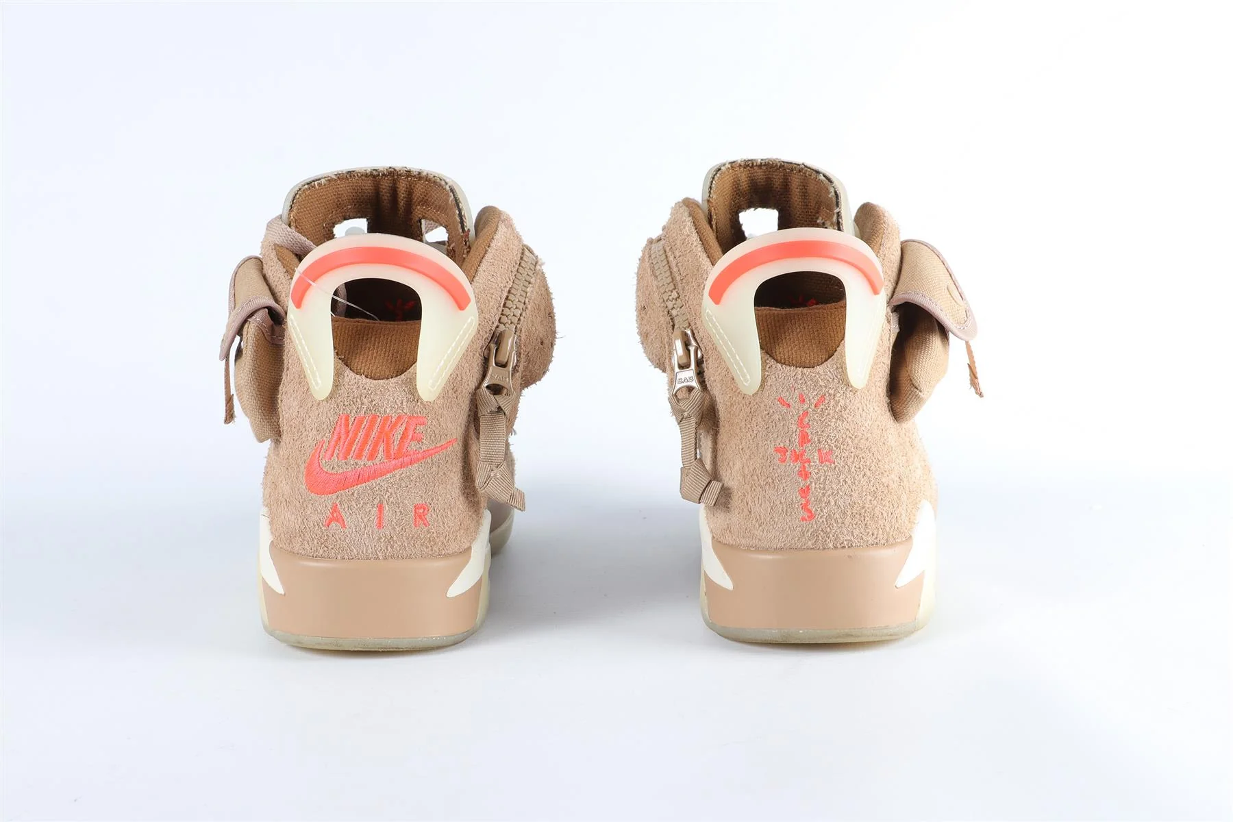 NIKE AIR JORDAN 6 TRAVIS SCOTT BRITISH KHAKI SNEAKERS EU 39, UK 6, US 6.5 - Image 5